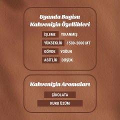 Uganda Bugisu 250gr Filtre Kahve