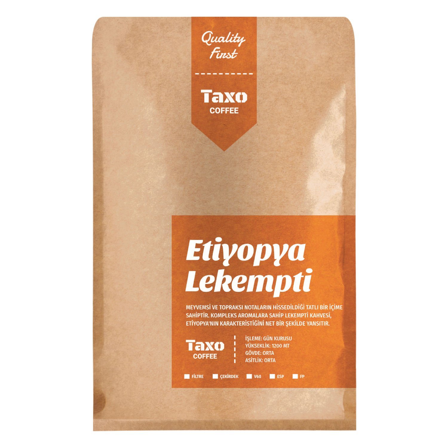 Etiyopya Lekempti 1kg Filtre Kahve