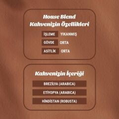 House Blend 250gr Filtre Kahve