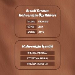 Brasil Dream 250gr Filtre Kahve