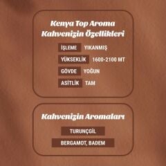 Kenya Top Aroma 250gr Filtre Kahve