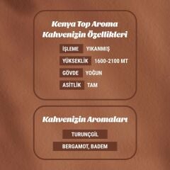 Kenya Top Aroma 5kg Filtre Kahve