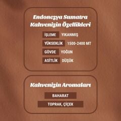 Endonezya Sumatra 1kg Filtre Kahve
