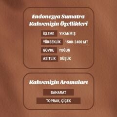 Endonezya Sumatra 250gr Filtre Kahve