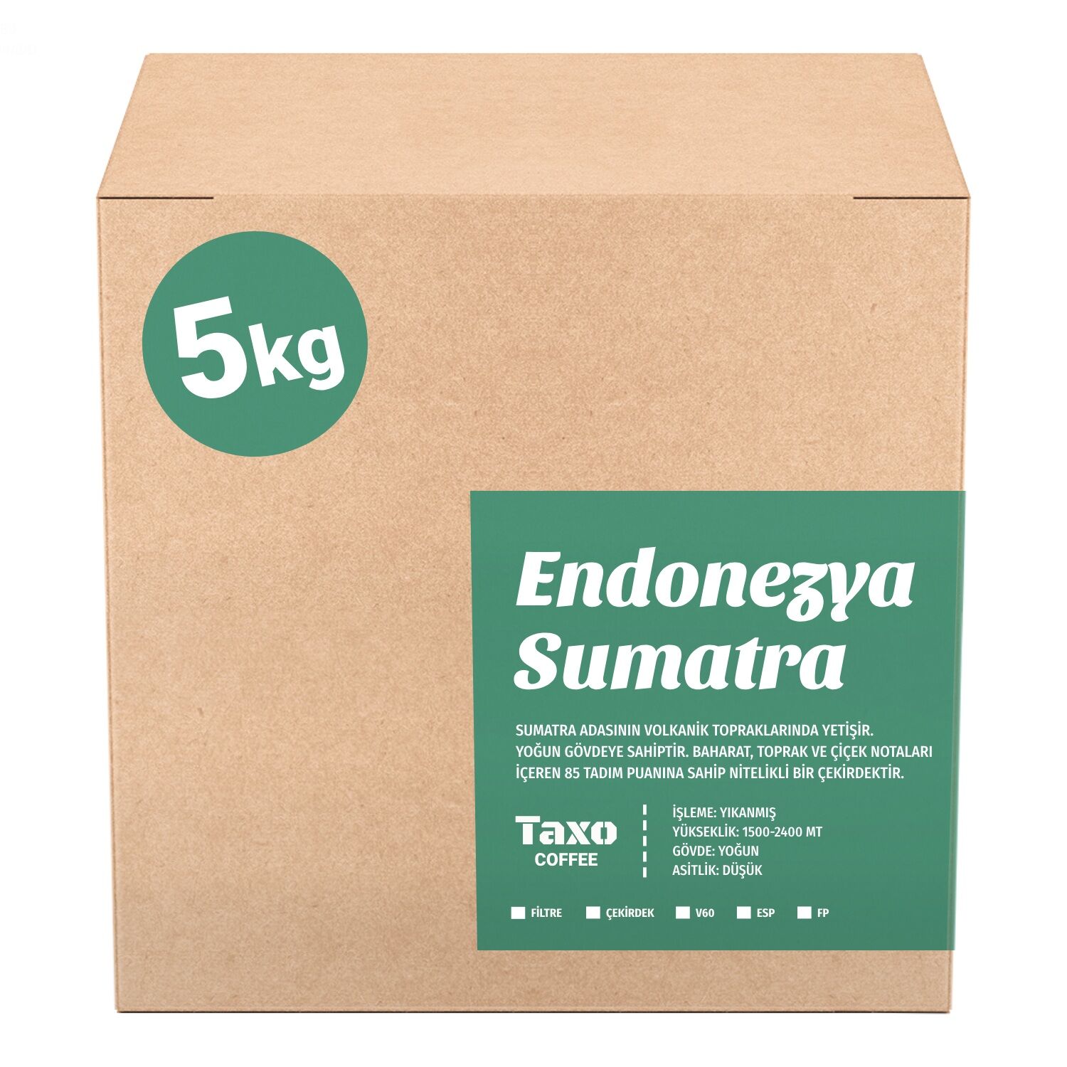 Endonezya Sumatra 5kg Filtre Kahve
