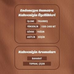 Endonezya Sumatra 5kg Filtre Kahve