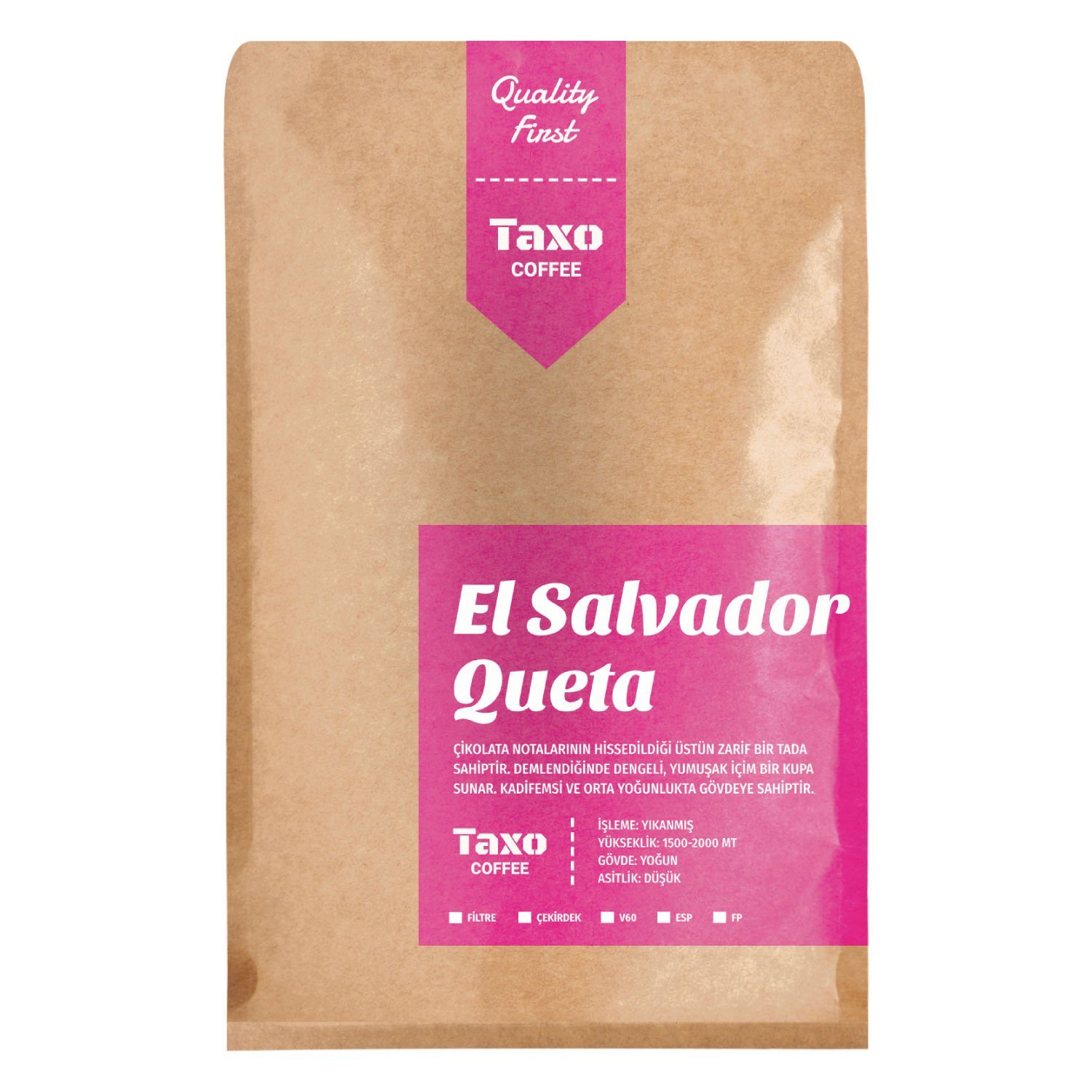 El Salvador Queta 1kg Filtre Kahve