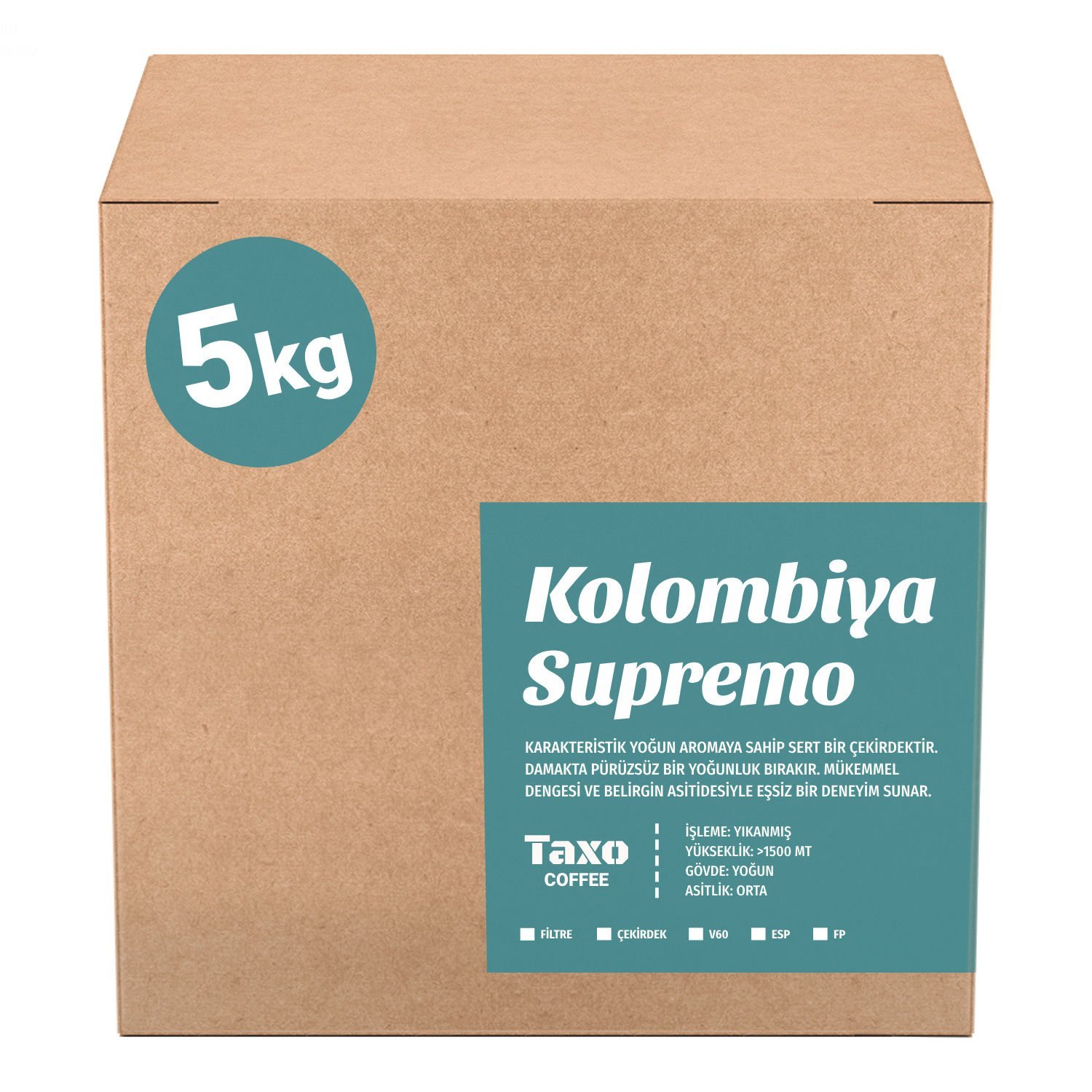 Kolombiya Supremo 5kg Filtre Kahve