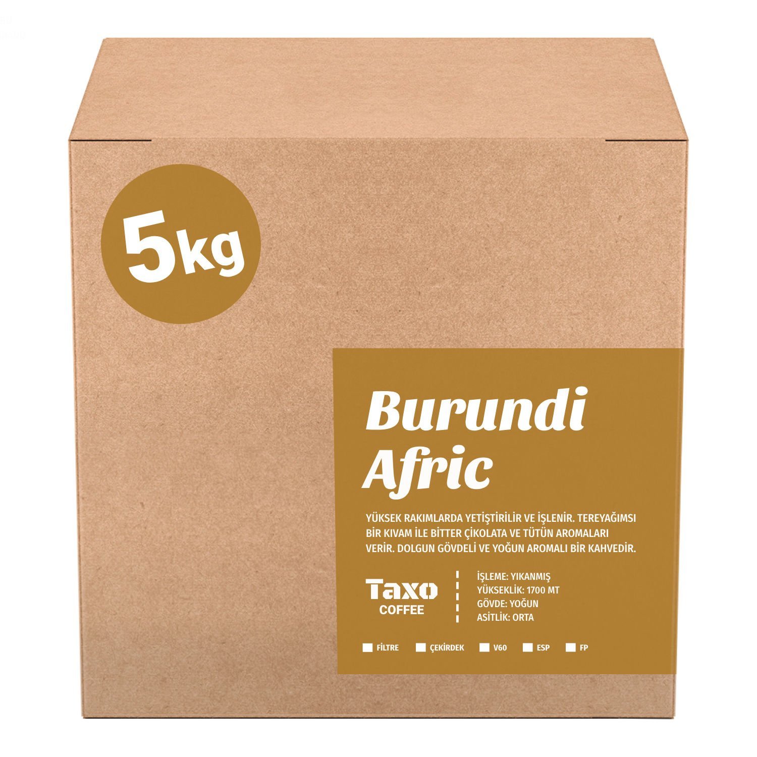 Burundi Afric 5kg Filtre Kahve