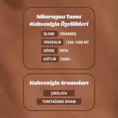 Nikaragua Tuma 5kg Filtre Kahve