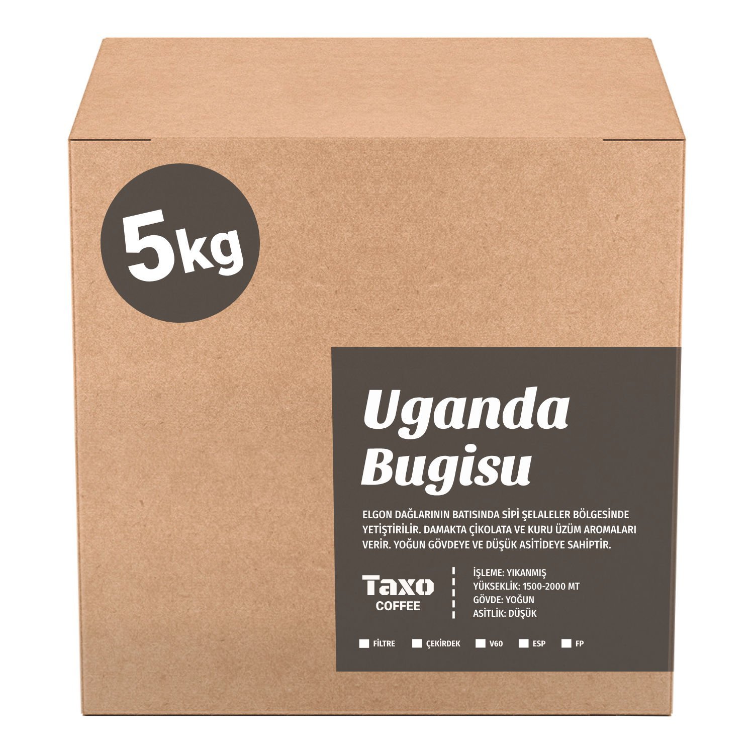 Uganda Bugisu 5kg Filtre Kahve